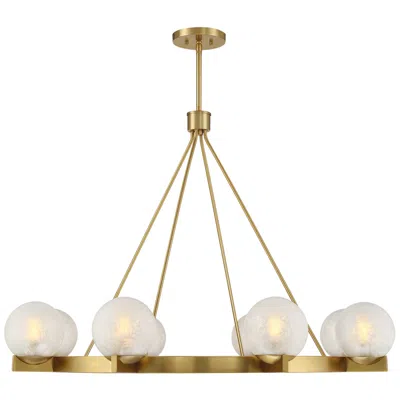 Savoy House Darien 8-light Chandelier In Warm Brass In Brown