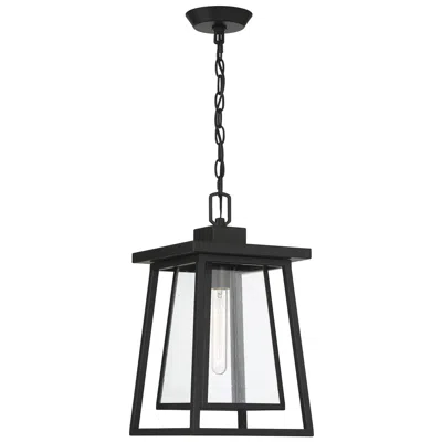 Savoy House Denver 16 1/4" High Matte Black Outdoor Hanging Light