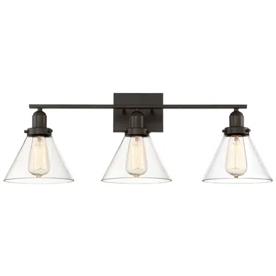 Savoy House Drake 28 1/2"w English Bronze 3-light Bath Light