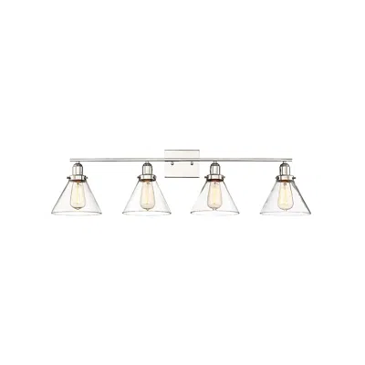Savoy House Drake 4-light Bathroom Vanity Light In Polished Nickel