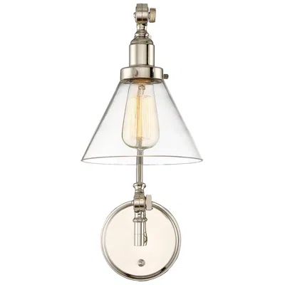 Savoy House Drake Polished Nickel Adjustable Arm Wall Lamp