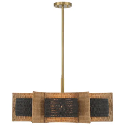 Savoy House Espacio 6-light Chandelier In Warm Brass By Breegan Jane