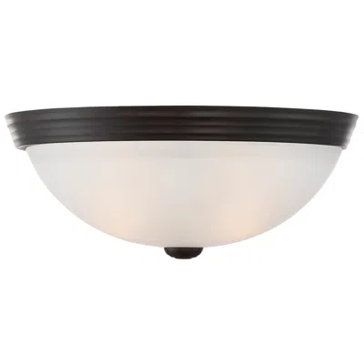 Savoy House Essentials 13" Wide English Bronze 2-light Ceiling Light