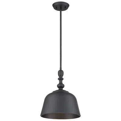 Savoy House Essentials Berg 12" Wide Matte Black 1-light Mini Pendant