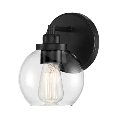 Savoy House Essentials Carson 5.5" Wide 1-light Matte Black Bath Light