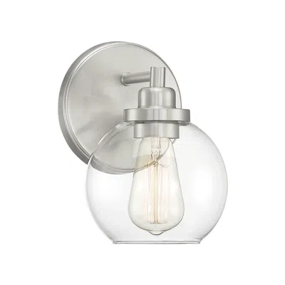 Savoy House Essentials Carson 5.5" Wide 1-light Satin Nickel Bath Ligh