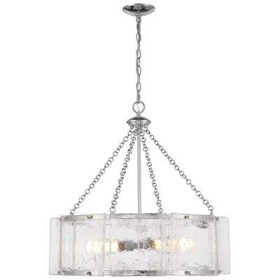 Savoy House Essentials Genry 26" Wide Polished Nickel 5-light Pendant