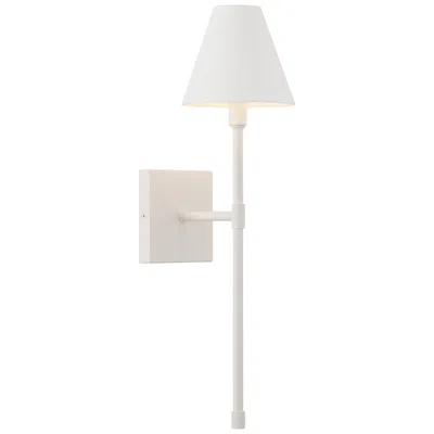Savoy House Essentials Jefferson 20" High Bisque White 1-light Wall Sc