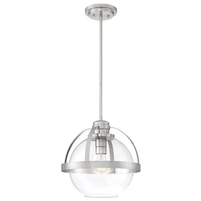 Savoy House Essentials Pendleton 14" Wide Satin Nickel 1-light Pendant