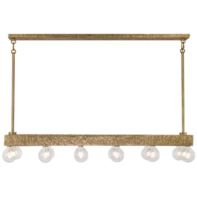 Savoy House Etereo 14-light Linear Chandelier In Spumante By Breegan Jane In Brown