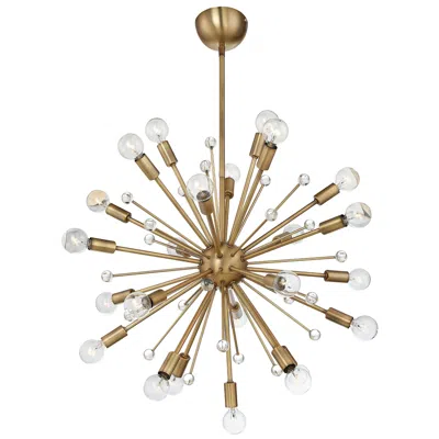 Savoy House Galea 23" Wide Warm Brass 24-light Chandelier In Gold
