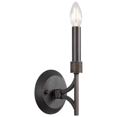Savoy House Gardner 1-light Wall Sconce In Champagne Mist In Black