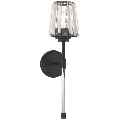 Savoy House Garnet 20 1/2" High Matte Black Wall Sconce