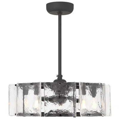 Savoy House Genry 5-light Led Fan D'lier In Matte Black