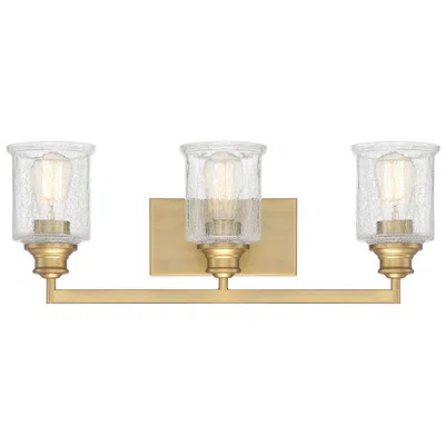 Savoy House Hampton 24" Wide Warm Brass 3-light Bath Light