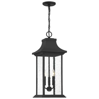 Savoy House Hancock 25 3/4" High Matte Black Outdoor Hanging Light