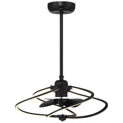 Savoy House Hydra Led Fan D'lier In Matte Black