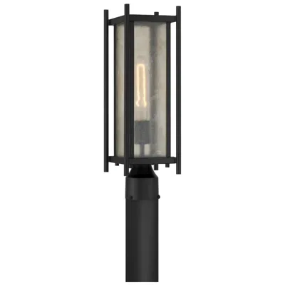 Savoy House Jacobs 1-light Outdoor Post Lantern In Matte Black