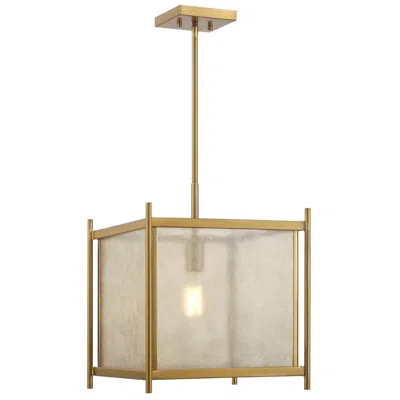 Savoy House Jacobs 1-light Pendant In Warm Brass In Gold
