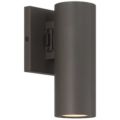 Savoy House Kelley 1-light Led 5cct Cylinder Exterior Light In Bronze