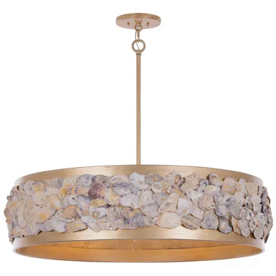 Savoy House Leanne 6-light Pendant In Chandon By Breegan Jane In Animal Print