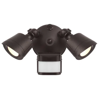Savoy House Led 3cct Motion Sensored Double Flood Light In Bronze