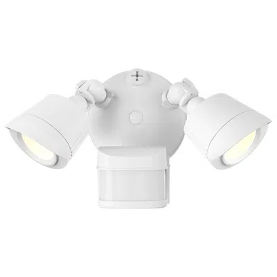 Savoy House Led 3cct Motion Sensored Double Flood Light In White