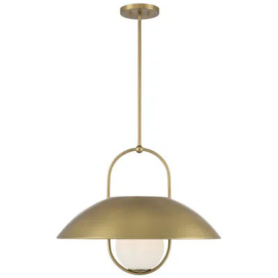 Savoy House Lehigh 1-light Pendant In Warm Brass In Gold