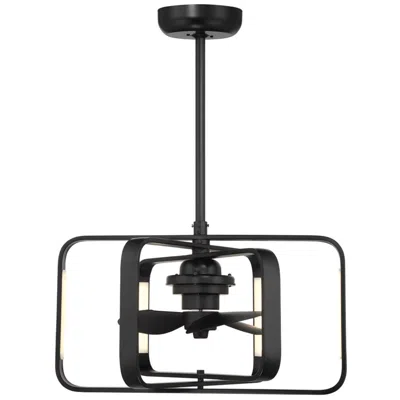 Savoy House Lynx Led Fan D'lier In Matte Black