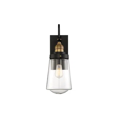 Savoy House Macauley 13 1/2" High Vintage Black Outdoor Wall Light