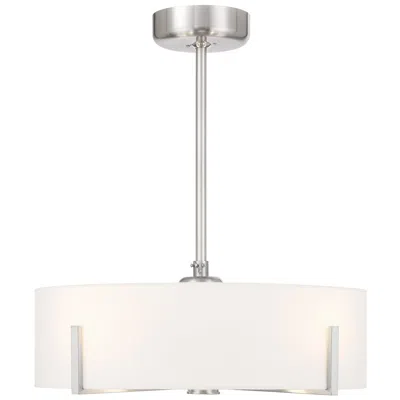 Savoy House Mansell 4-light Fan D'lier In Satin Nickel