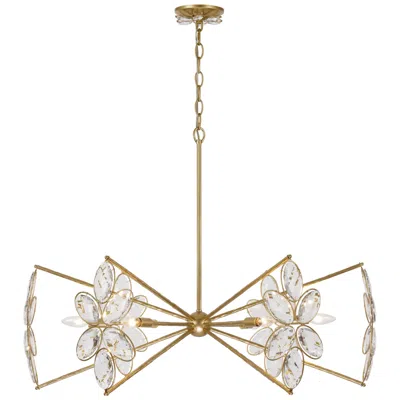 Savoy House Marbella 6-light Chandelier In Gold Shimmer By Breegan Jane