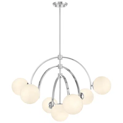 Savoy House Marias 7-light Chandelier In Polished Chrome