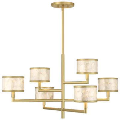 Savoy House Mariquita 6-light Chandelier In Spun Gold By Breegan Jane