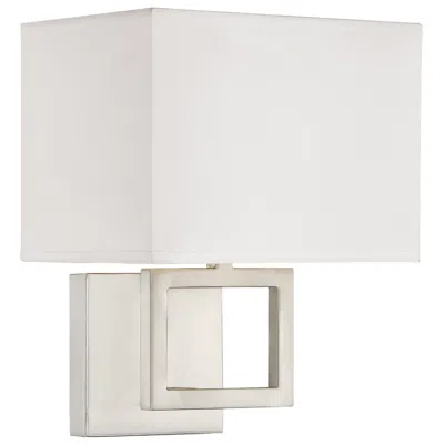 Savoy House Meridian 10 1/2" High Brushed Nickel Wall Sconce