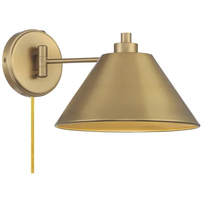 Savoy House Meridian 10" Wide Natural Brass 1-light Wall Sconce