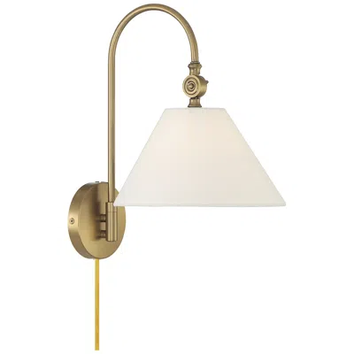 Savoy House Meridian 10" Wide Natural Brass 1-light Wall Sconce