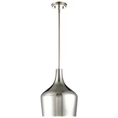 Savoy House Meridian 10.5" Wide Polished Nickel 1-light Pendant