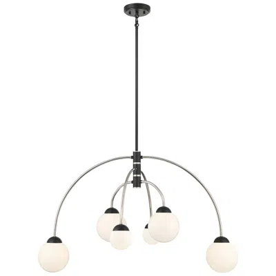 Savoy House Meridian 15.58" Wide Matte Black Outdoor Linear Chandelier