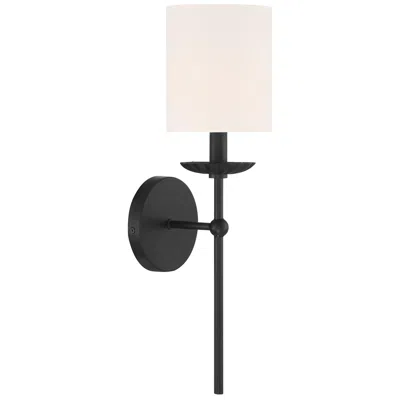 Savoy House Meridian 18 1/2" High Matte Black Wall Sconce