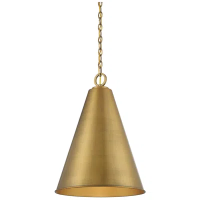 Savoy House Meridian 18" Wide Natural Brass 1-light Pendant