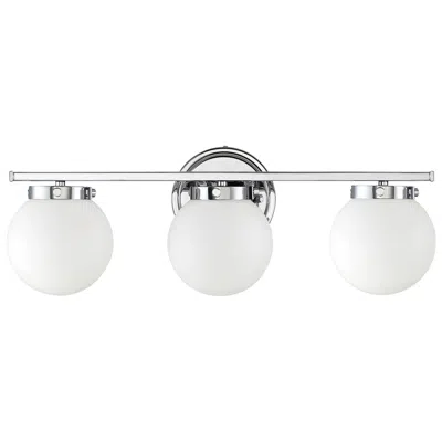Savoy House Meridian 24"w Chrome 3-light Vanity Bath Light