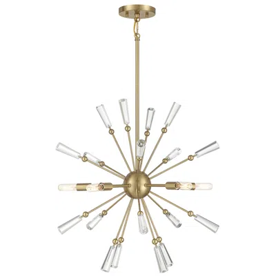 Savoy House Meridian 26" Wide Natural Brass 5-light Pendant