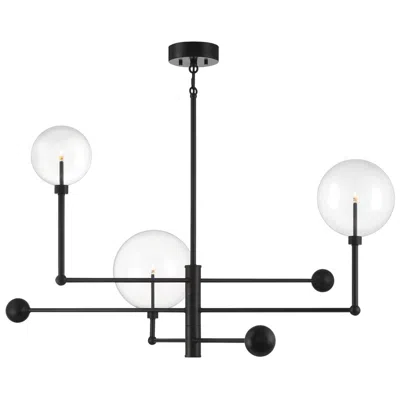 Savoy House Meridian 46" Wide English Bronze 3-light Chandelier