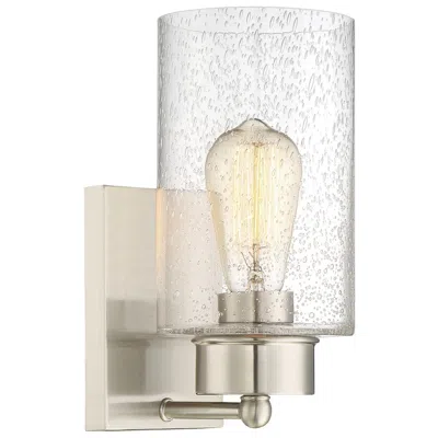 Savoy House Meridian 5" Wide Brushed Nickel 1-light Wall Sconce