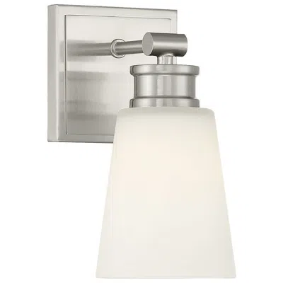 Savoy House Meridian 5" Wide Brushed Nickel 1-light Wall Sconce