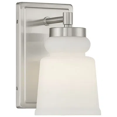 Savoy House Meridian 5" Wide Brushed Nickel 1-light Wall Sconce