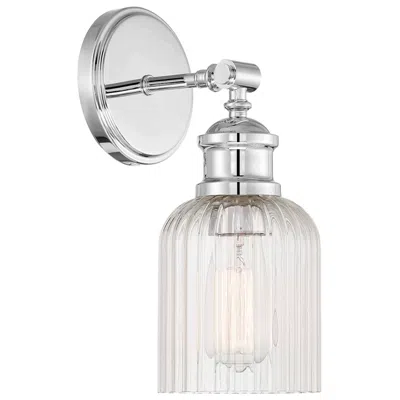 Savoy House Meridian 5" Wide Chrome 1-light Wall Sconce