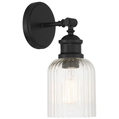 Savoy House Meridian 5" Wide Matte Black 1-light Wall Sconce