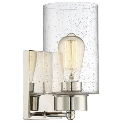 Savoy House Meridian 5" Wide Polished Nickel 1-light Wall Sconce